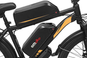 Electric bike with Emojo battery pack on a white background