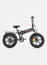 Black electric bike with 'ENVEIS' branding on a white background
